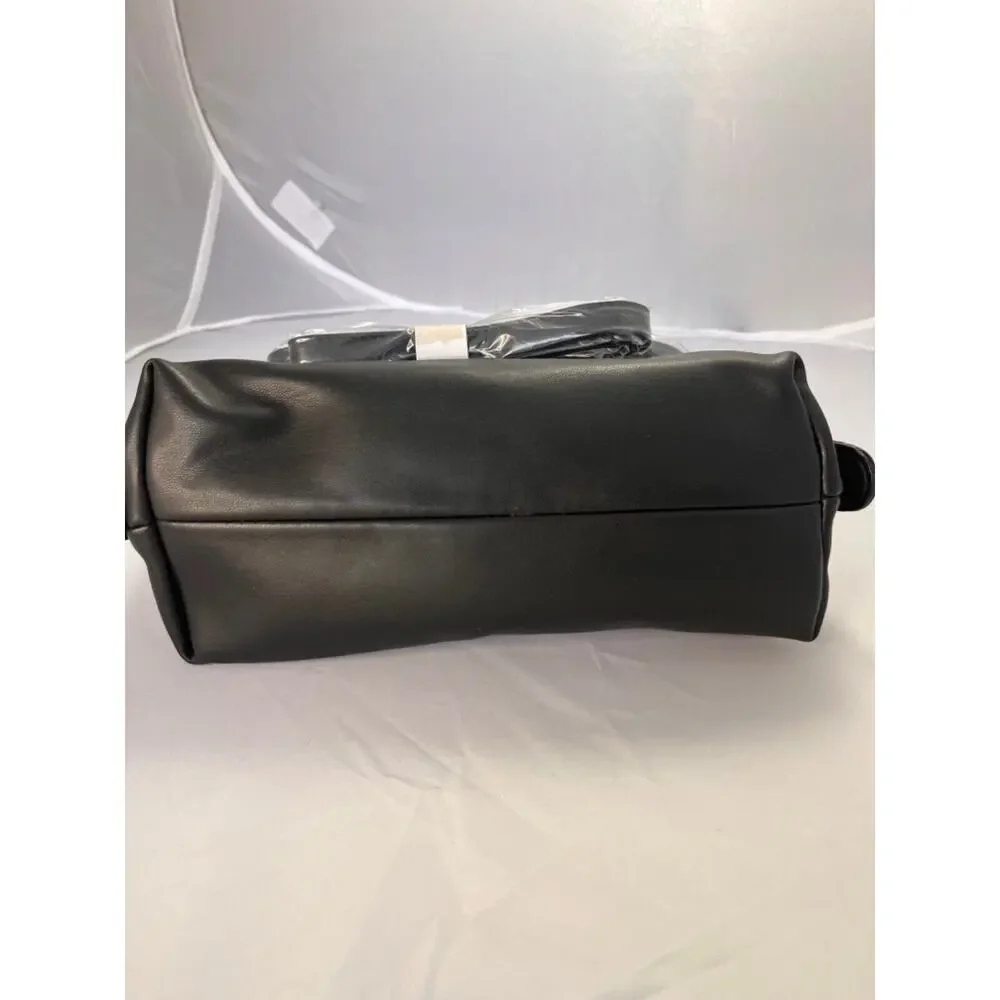 NWT JULES KAE Vegan Leather small Crossbody Bag Purse in Black With Dust Bag - Picture 3 of 11